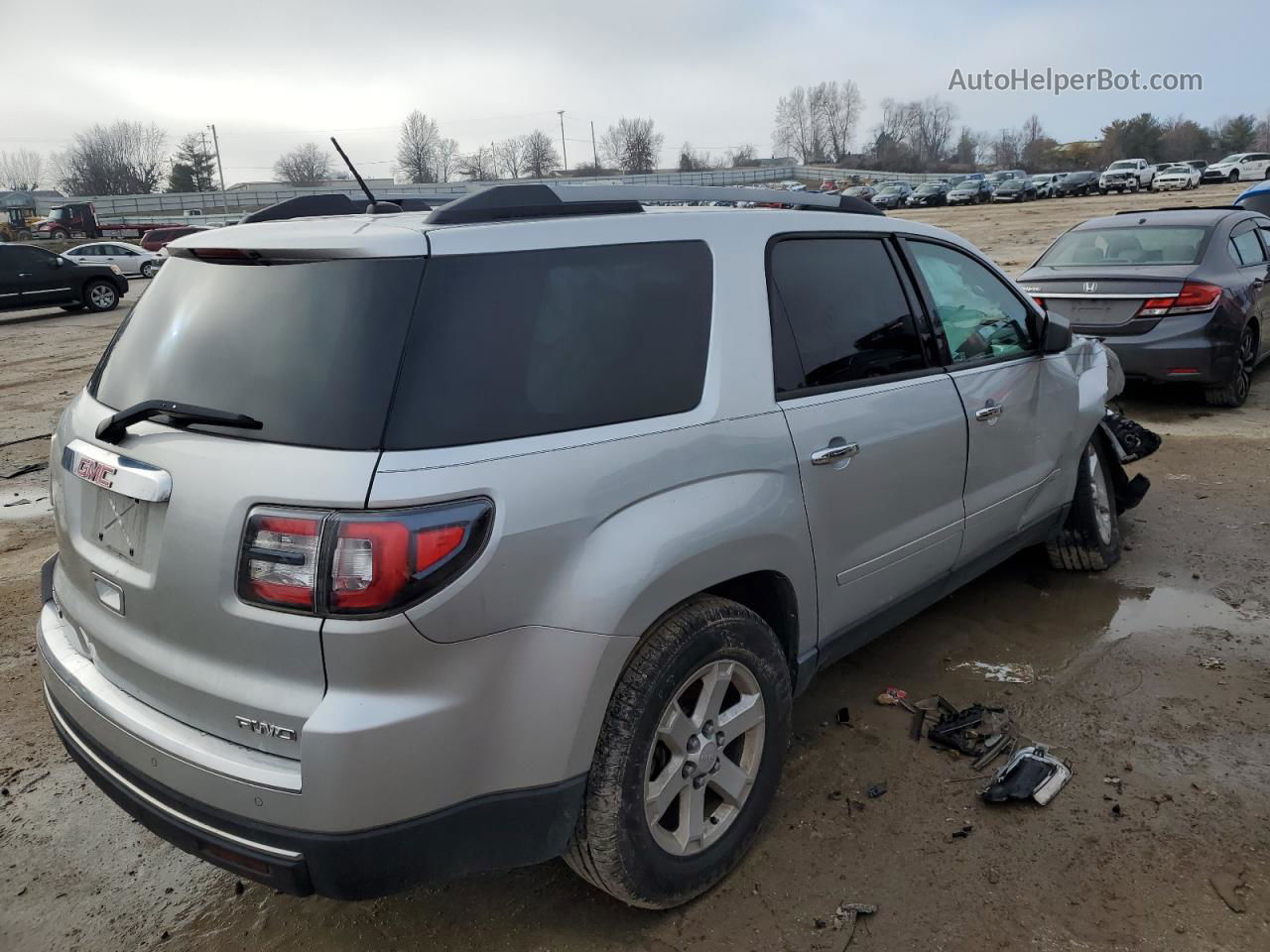 2014 Gmc Acadia Sle Silver vin: 1GKKVNED5EJ183811