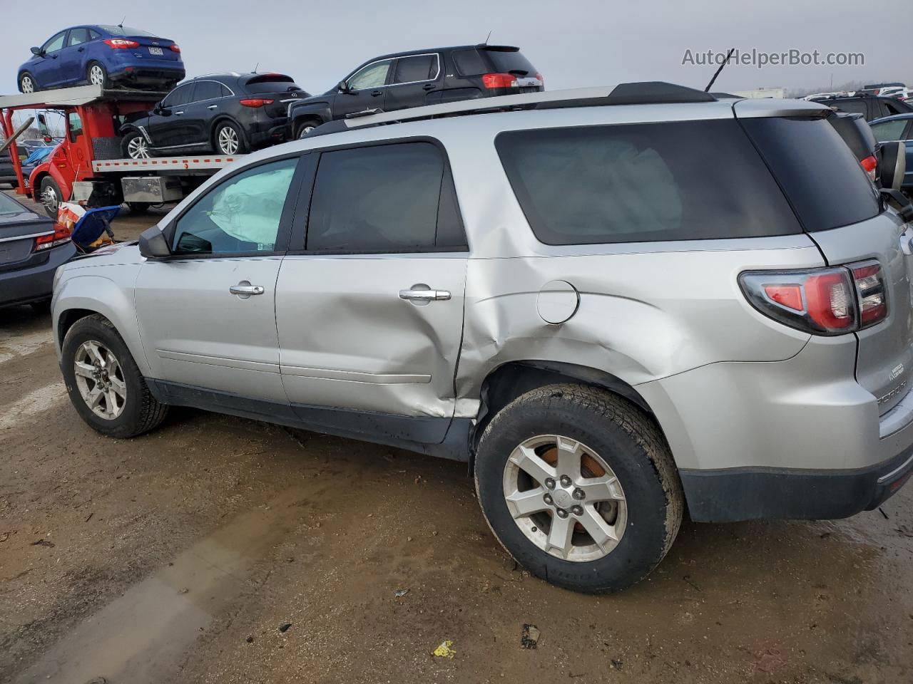 2014 Gmc Acadia Sle Silver vin: 1GKKVNED5EJ183811