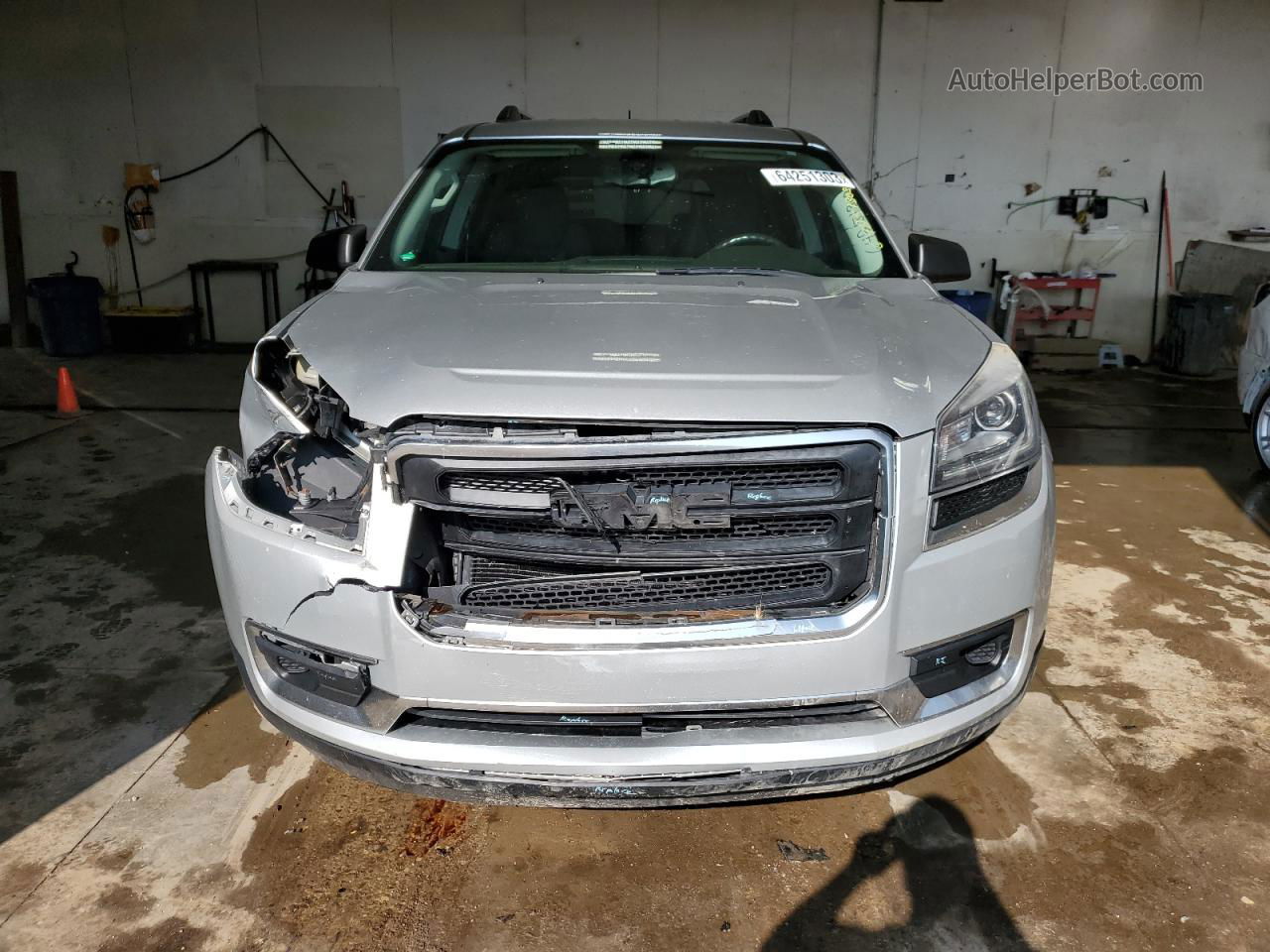 2014 Gmc Acadia Sle Серебряный vin: 1GKKVNED5EJ332721