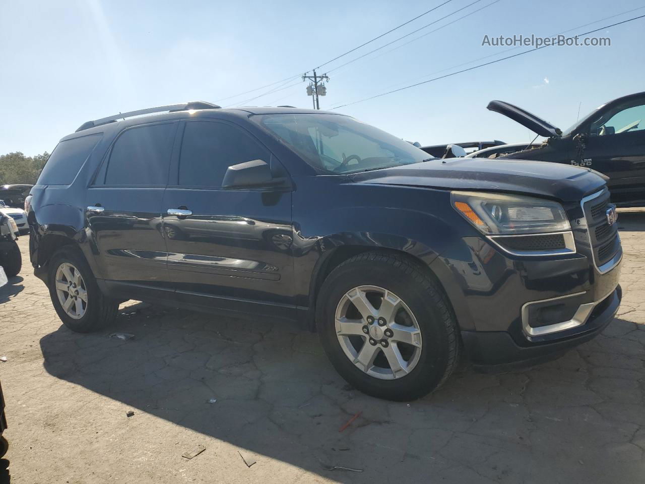 2015 Gmc Acadia Sle Синий vin: 1GKKVNED8FJ387858