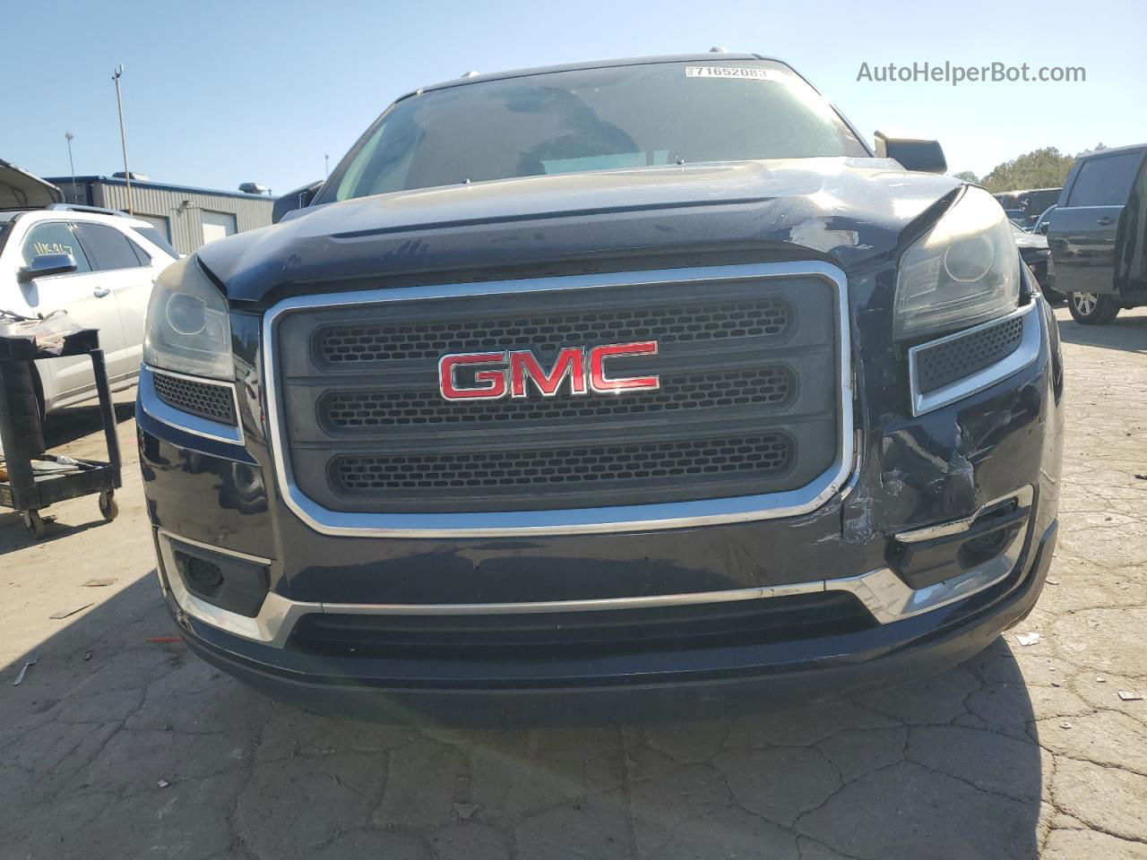 2015 Gmc Acadia Sle Blue vin: 1GKKVNED8FJ387858