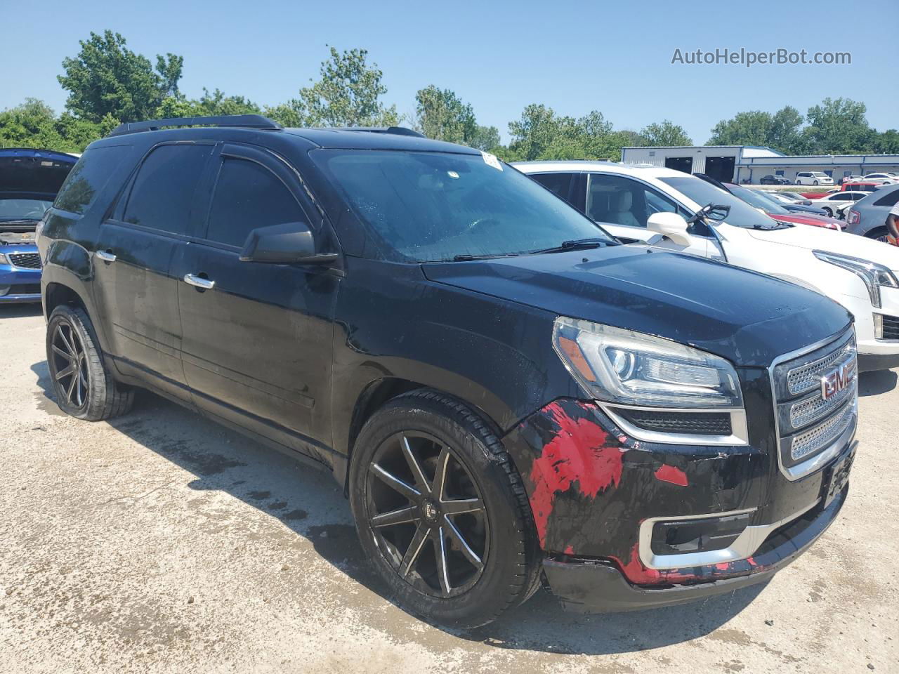 2014 Gmc Acadia Sle Black vin: 1GKKVNED9EJ310981