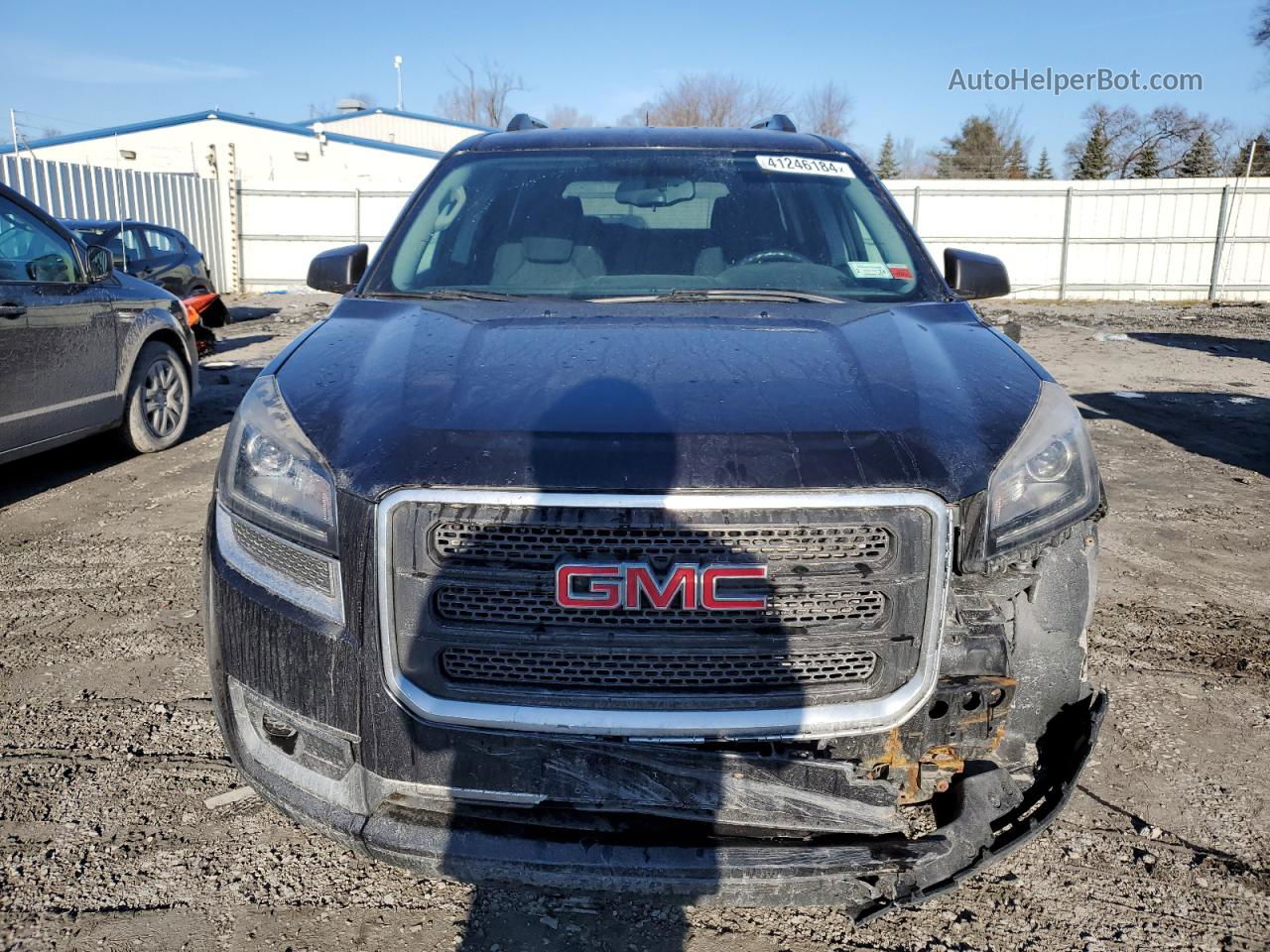 2015 Gmc Acadia Sle Black vin: 1GKKVNED9FJ129798