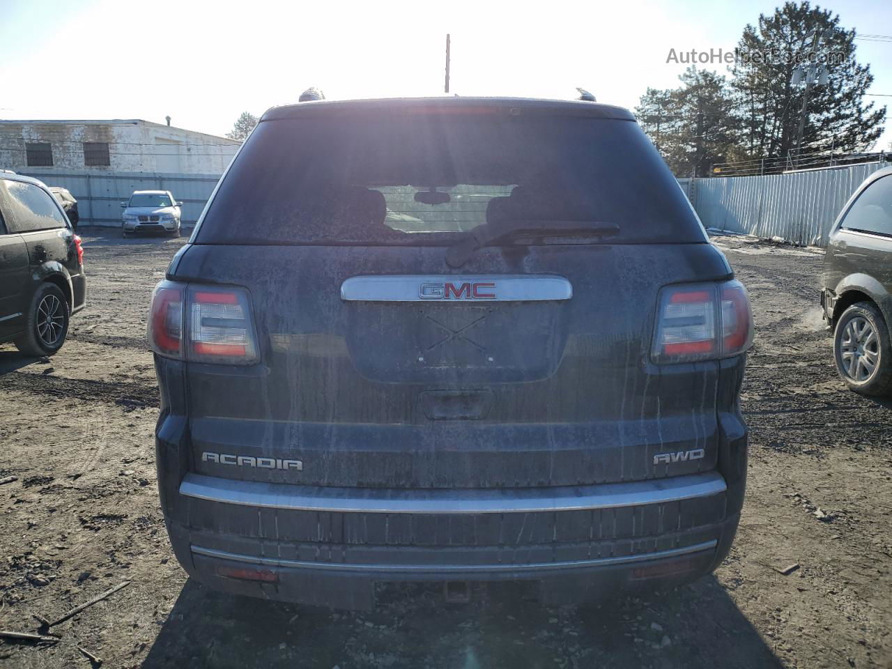 2015 Gmc Acadia Sle Black vin: 1GKKVNED9FJ129798