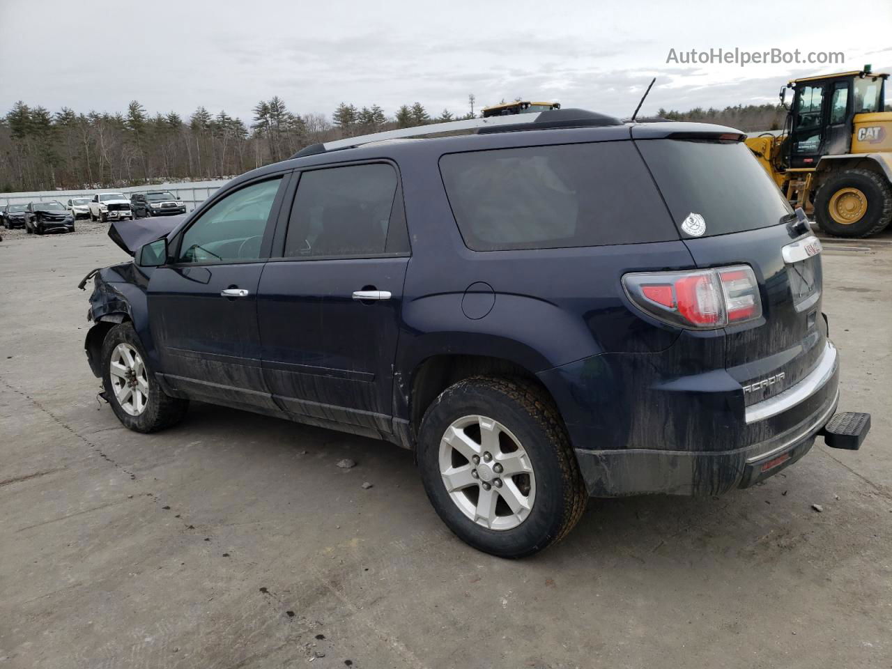 2015 Gmc Acadia Sle Blue vin: 1GKKVNEDXFJ346616