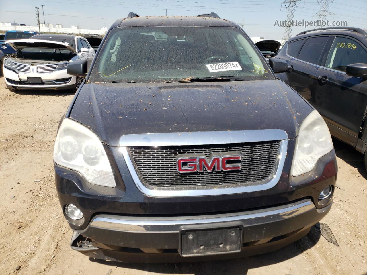 2012 Gmc Acadia Sle Черный vin: 1GKKVPED0CJ245012