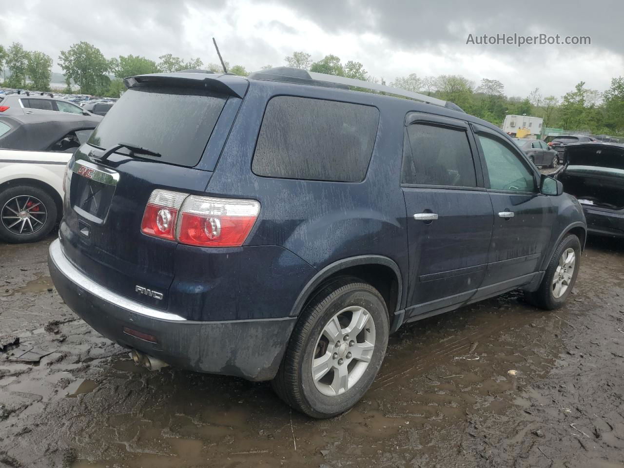 2012 Gmc Acadia Sle Blue vin: 1GKKVPED1CJ216103