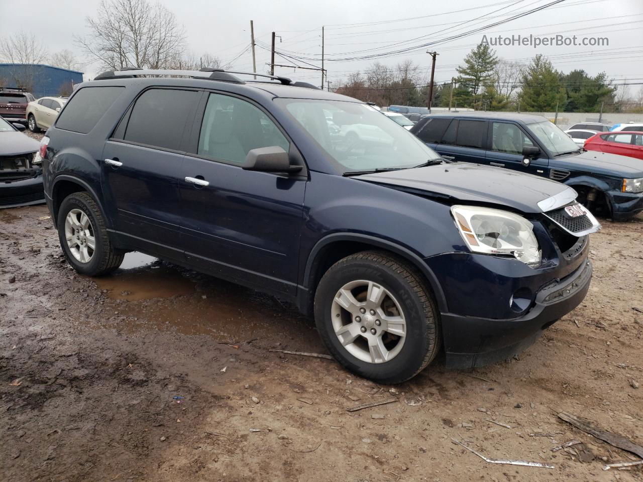 2012 Gmc Acadia Sle Blue vin: 1GKKVPED1CJ319182