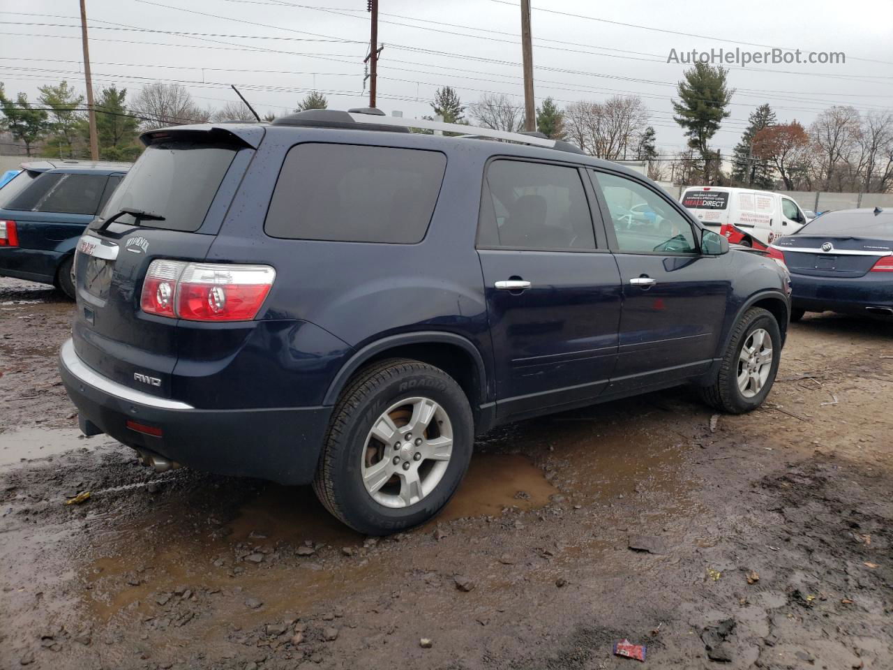 2012 Gmc Acadia Sle Blue vin: 1GKKVPED1CJ319182