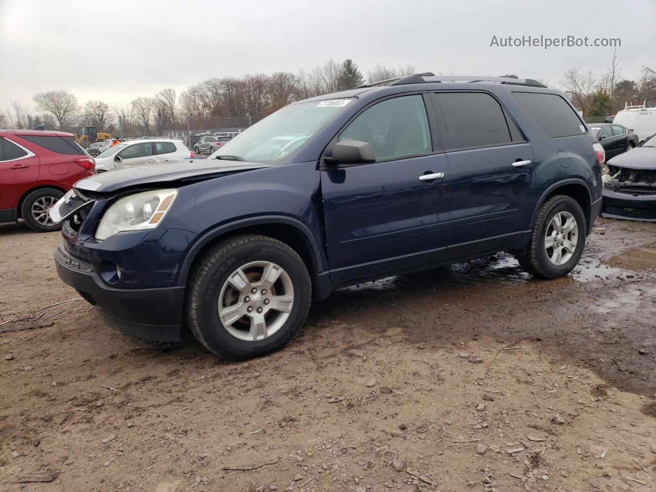 2012 Gmc Acadia Sle Blue vin: 1GKKVPED1CJ319182