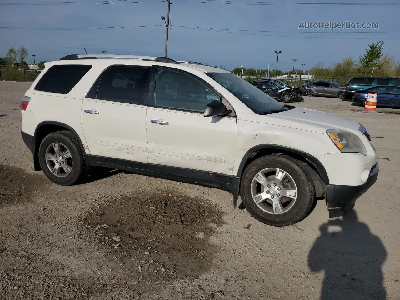 2012 Gmc Acadia Sle Белый vin: 1GKKVPED2CJ145588