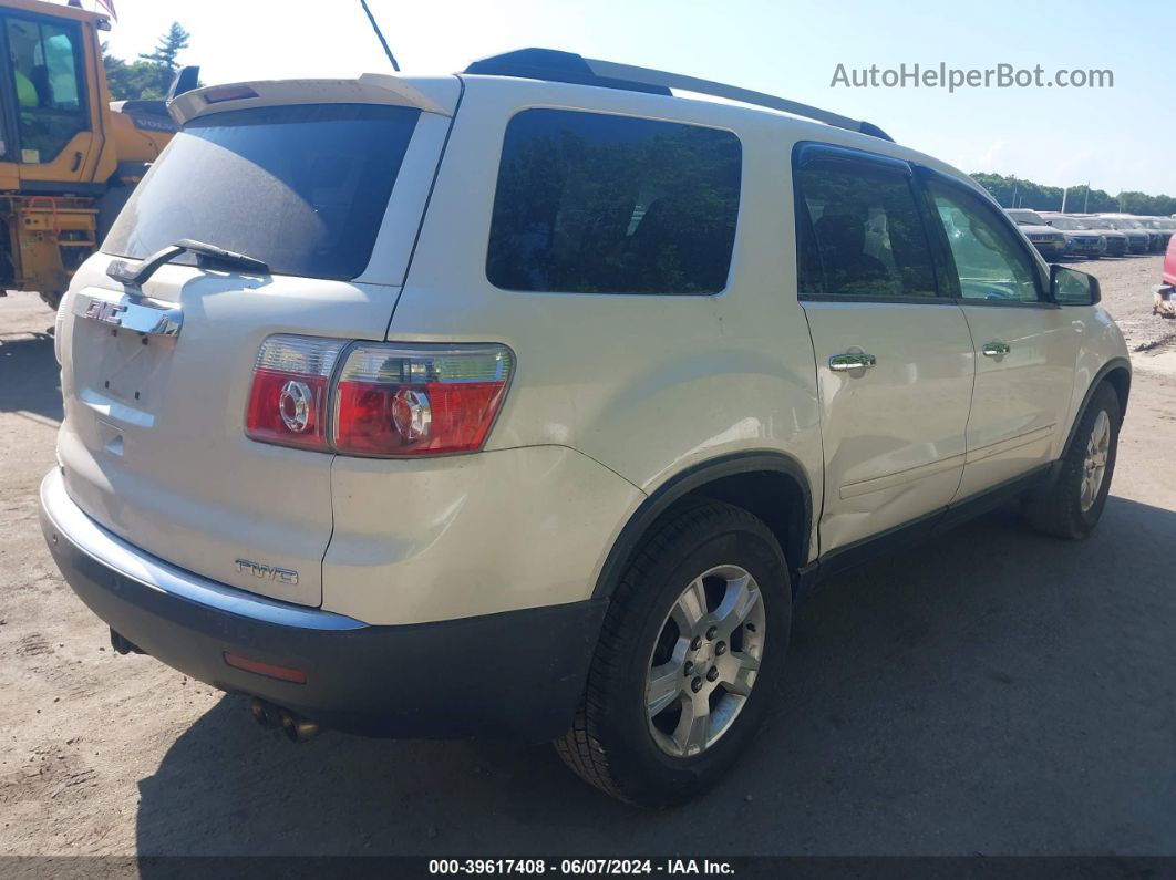 2012 Gmc Acadia Sle White vin: 1GKKVPED2CJ188330