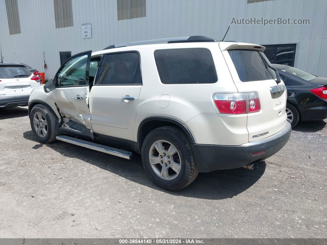 2012 Gmc Acadia Sle White vin: 1GKKVPED2CJ366804