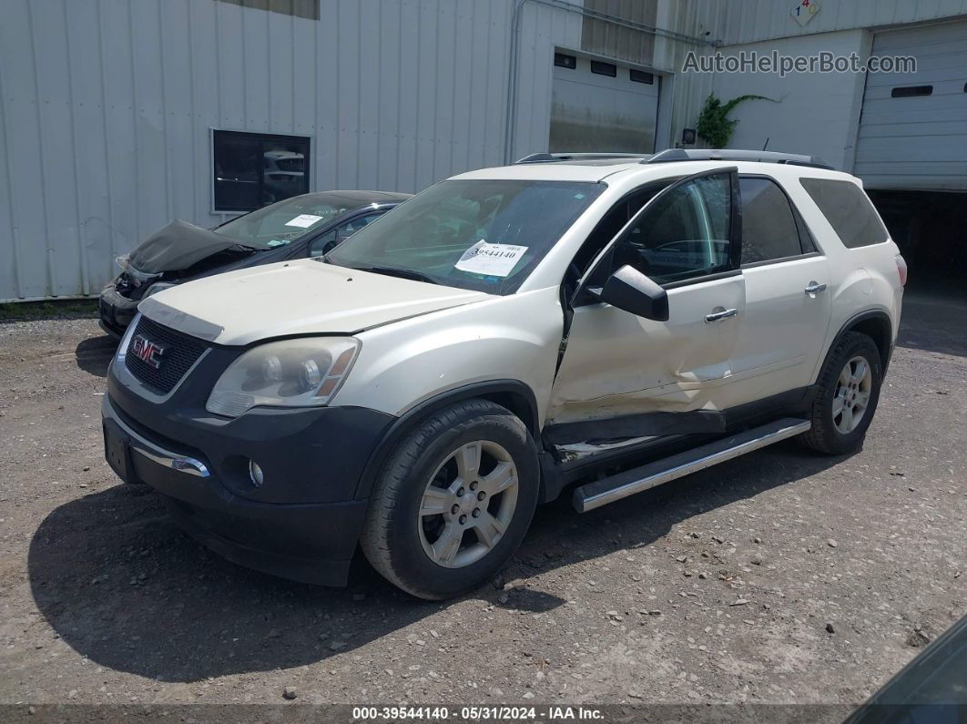 2012 Gmc Acadia Sle White vin: 1GKKVPED2CJ366804