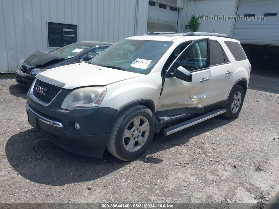 2012 Gmc Acadia Sle White vin: 1GKKVPED2CJ366804