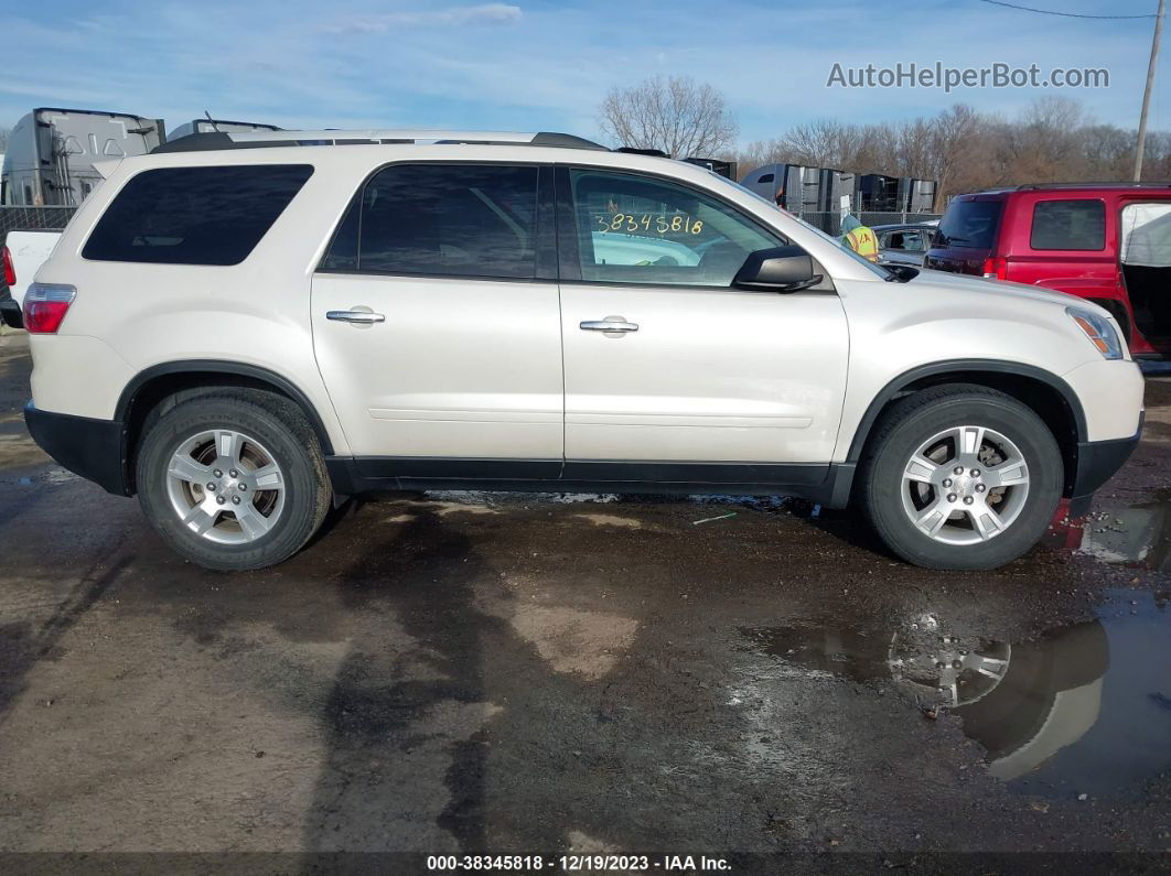 2012 Gmc Acadia Sle White vin: 1GKKVPED3CJ131165