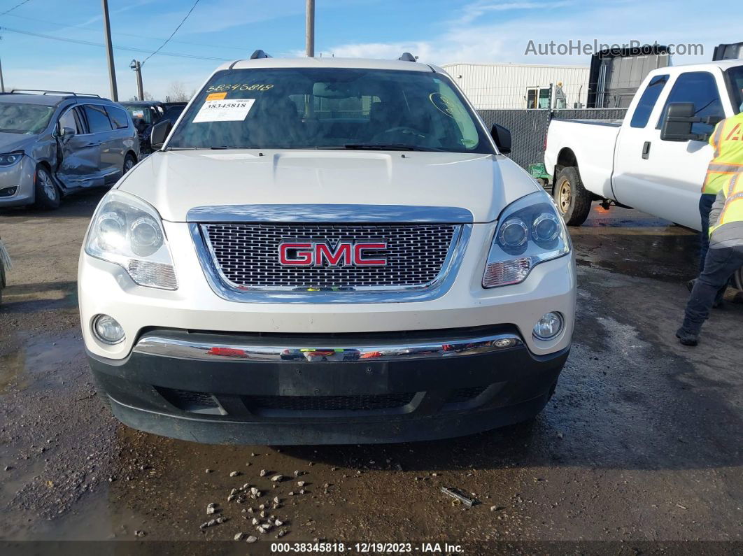 2012 Gmc Acadia Sle White vin: 1GKKVPED3CJ131165