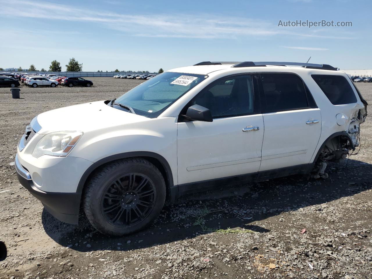 2012 Gmc Acadia Sle White vin: 1GKKVPED4CJ124578