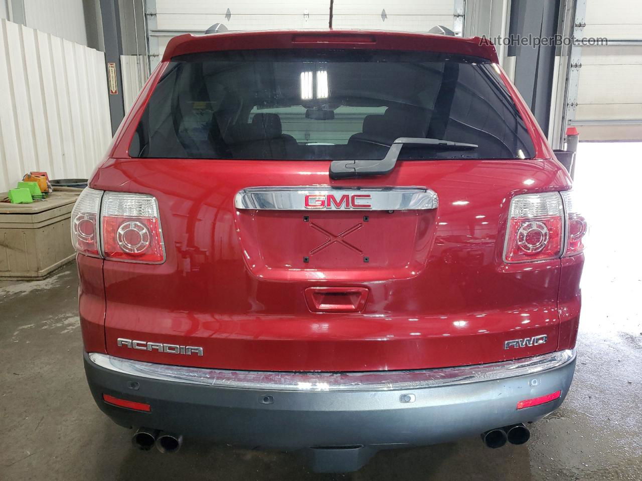 2012 Gmc Acadia Sle Red vin: 1GKKVPED4CJ385838