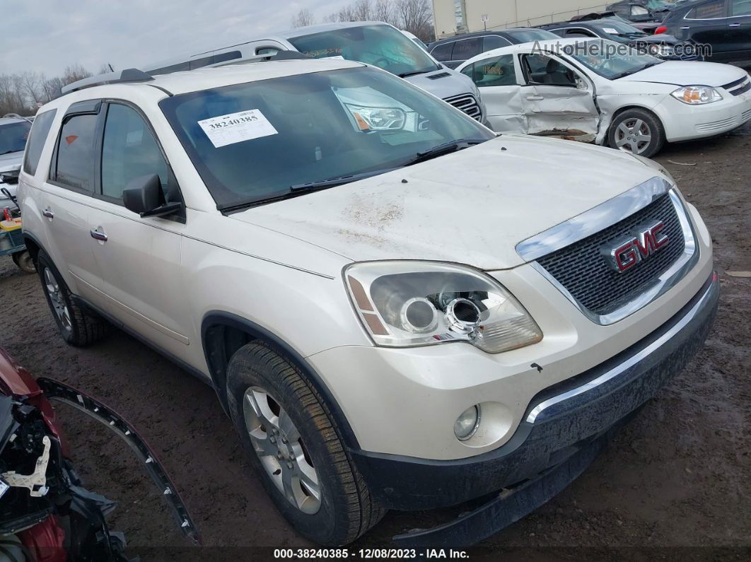 2012 Gmc Acadia Sle Белый vin: 1GKKVPED6CJ257973