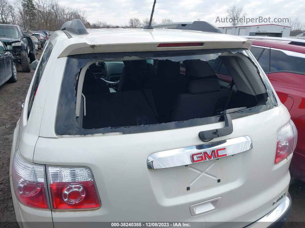 2012 Gmc Acadia Sle Белый vin: 1GKKVPED6CJ257973