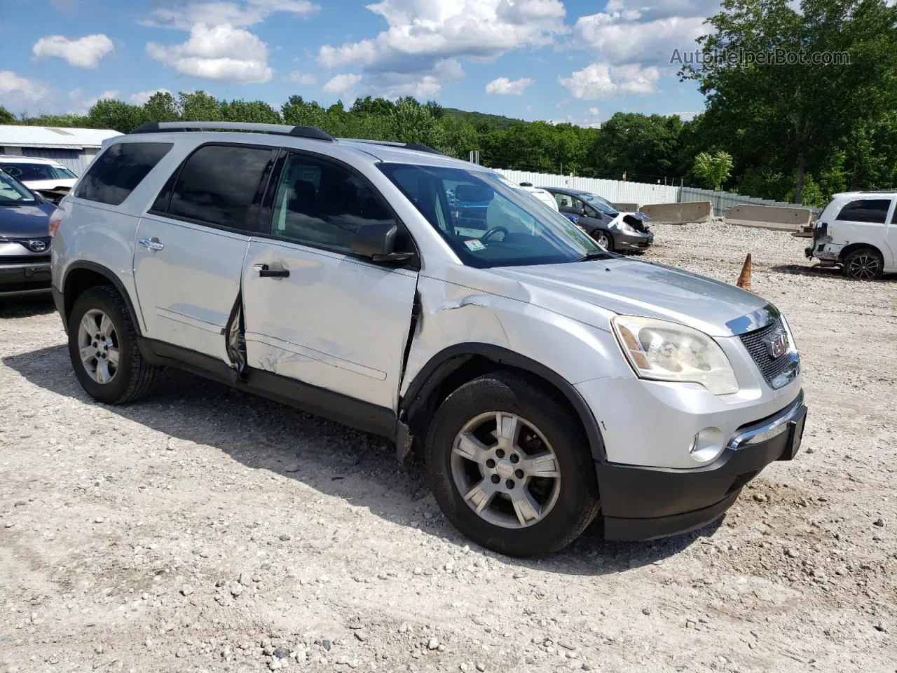 2012 Gmc Acadia Sle Silver vin: 1GKKVPED8CJ224134