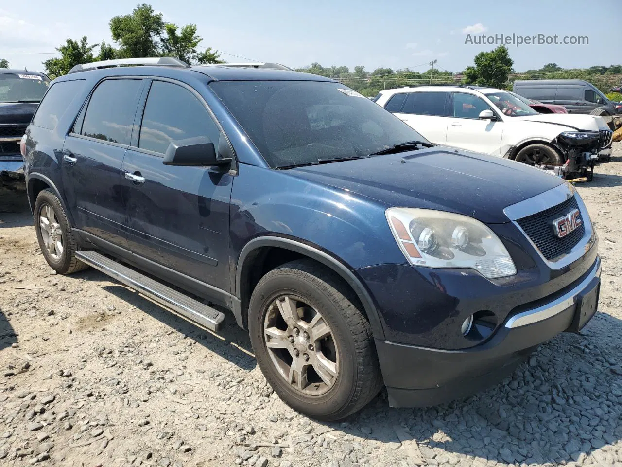 2012 Gmc Acadia Sle Blue vin: 1GKKVPED8CJ351627