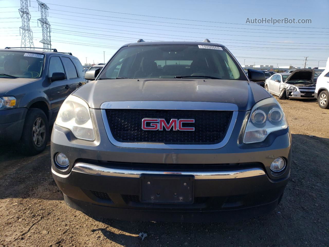 2012 Gmc Acadia Sle Gray vin: 1GKKVPED8CJ414872