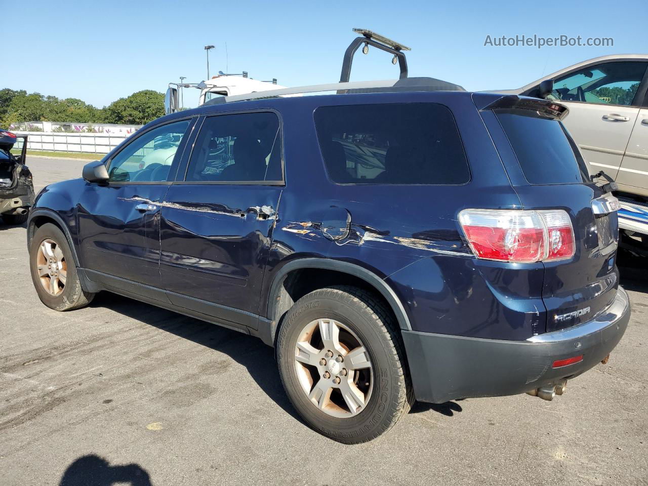 2012 Gmc Acadia Sle Blue vin: 1GKKVPED9CJ149069