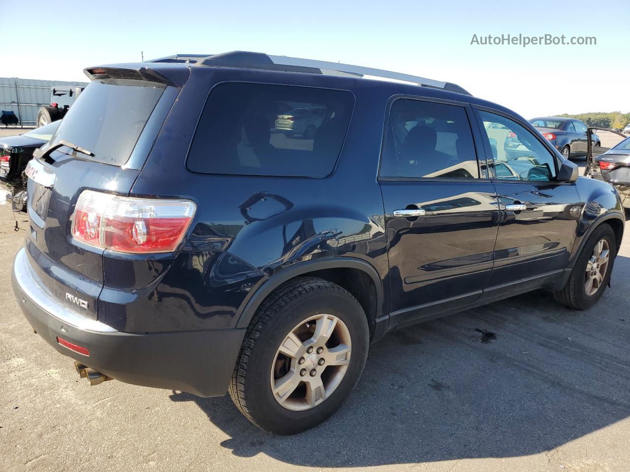 2012 Gmc Acadia Sle Blue vin: 1GKKVPED9CJ149069