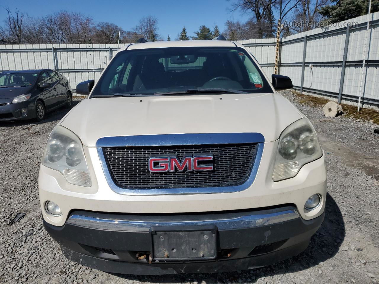 2012 Gmc Acadia Sle White vin: 1GKKVPEDXCJ159349