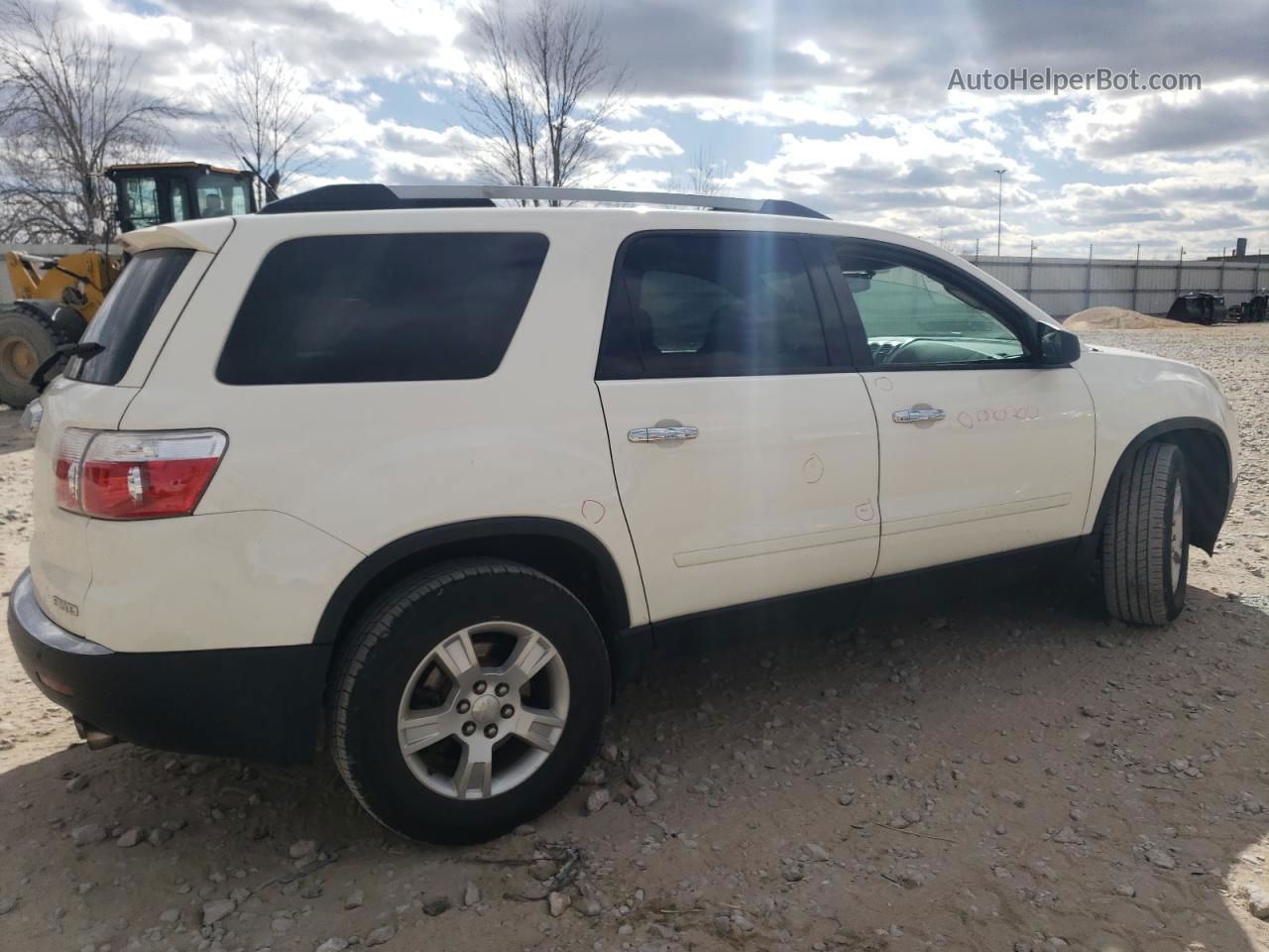 2012 Gmc Acadia Sle White vin: 1GKKVPEDXCJ244160