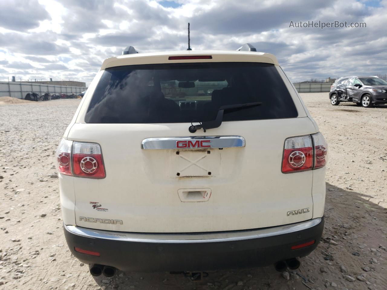 2012 Gmc Acadia Sle White vin: 1GKKVPEDXCJ244160