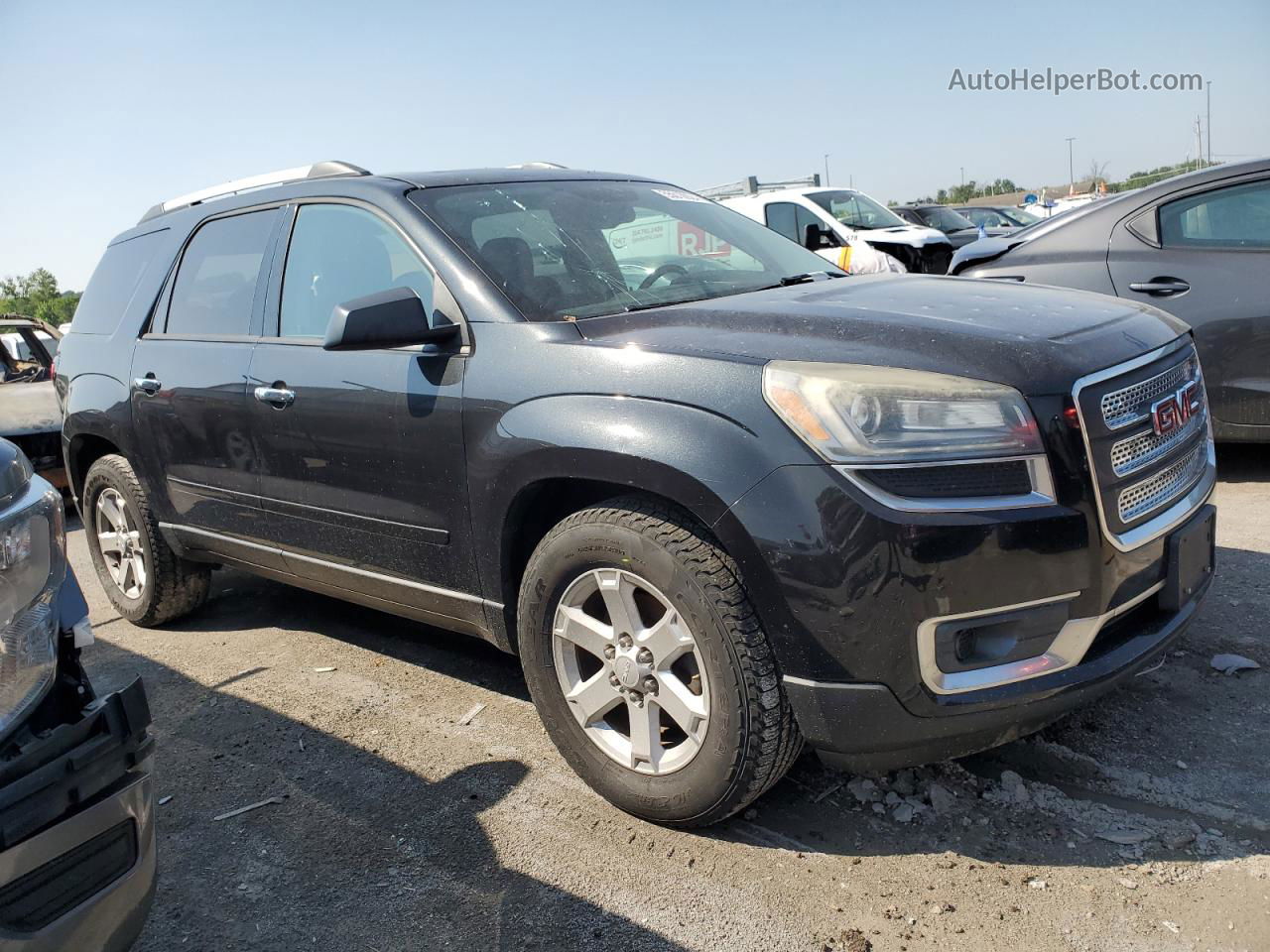 2014 Gmc Acadia Sle Black vin: 1GKKVPKD1EJ110757