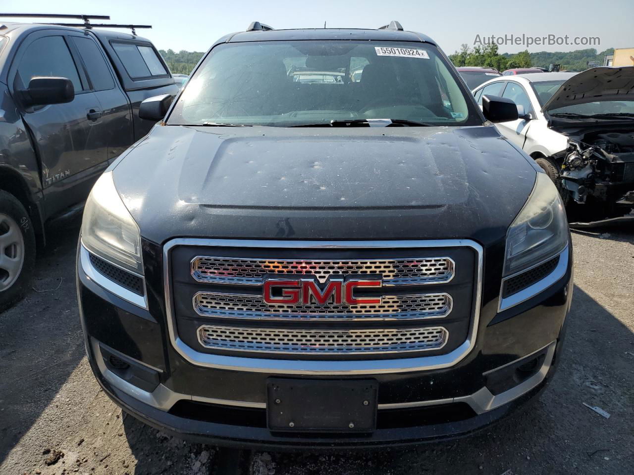 2014 Gmc Acadia Sle Black vin: 1GKKVPKD1EJ110757