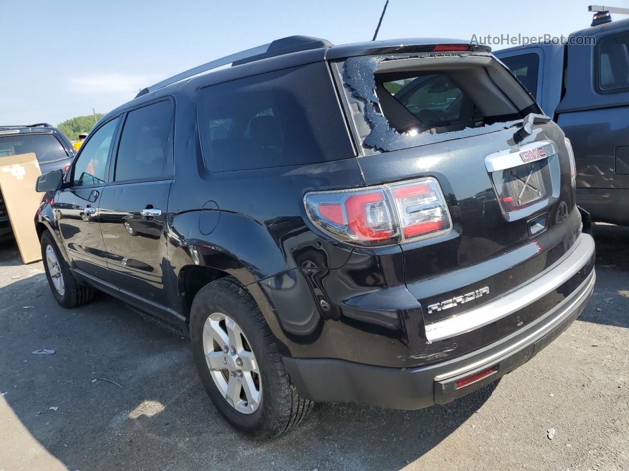 2014 Gmc Acadia Sle Black vin: 1GKKVPKD1EJ110757