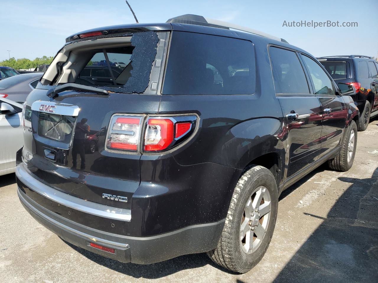 2014 Gmc Acadia Sle Black vin: 1GKKVPKD1EJ110757