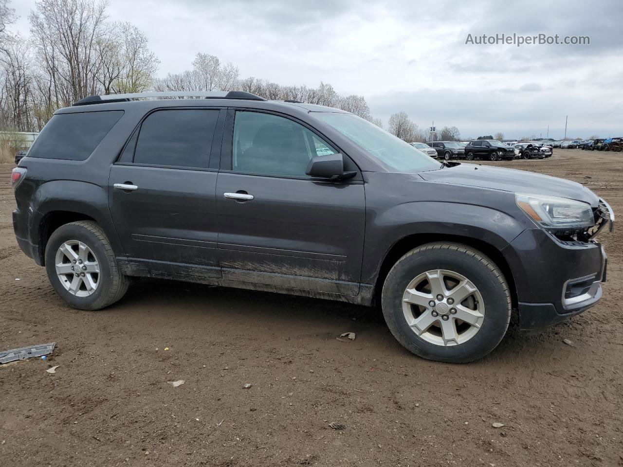 2014 Gmc Acadia Sle Black vin: 1GKKVPKD1EJ224466