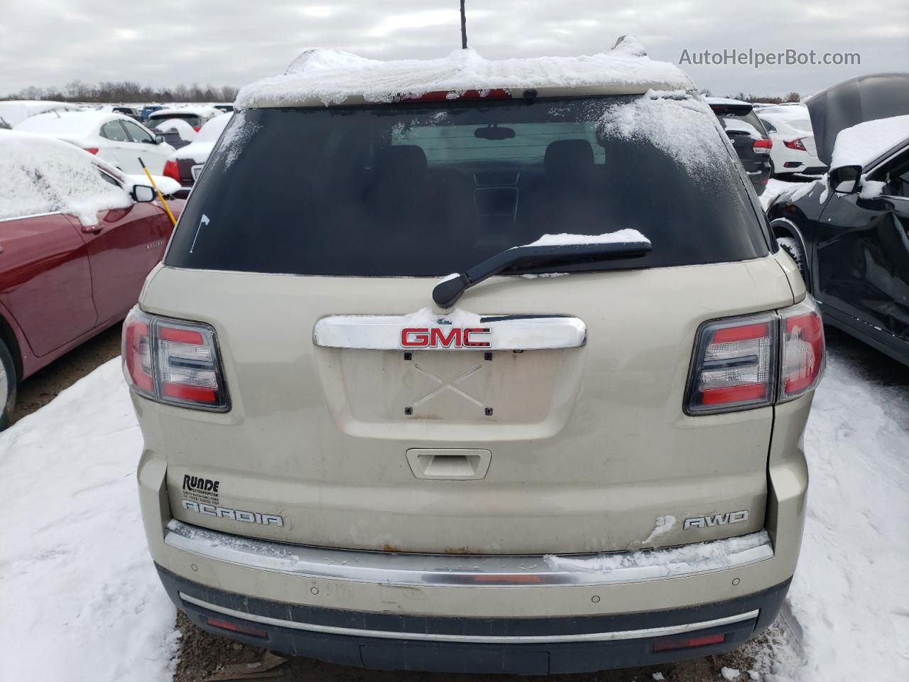 2014 Gmc Acadia Sle Бежевый vin: 1GKKVPKD1EJ244295