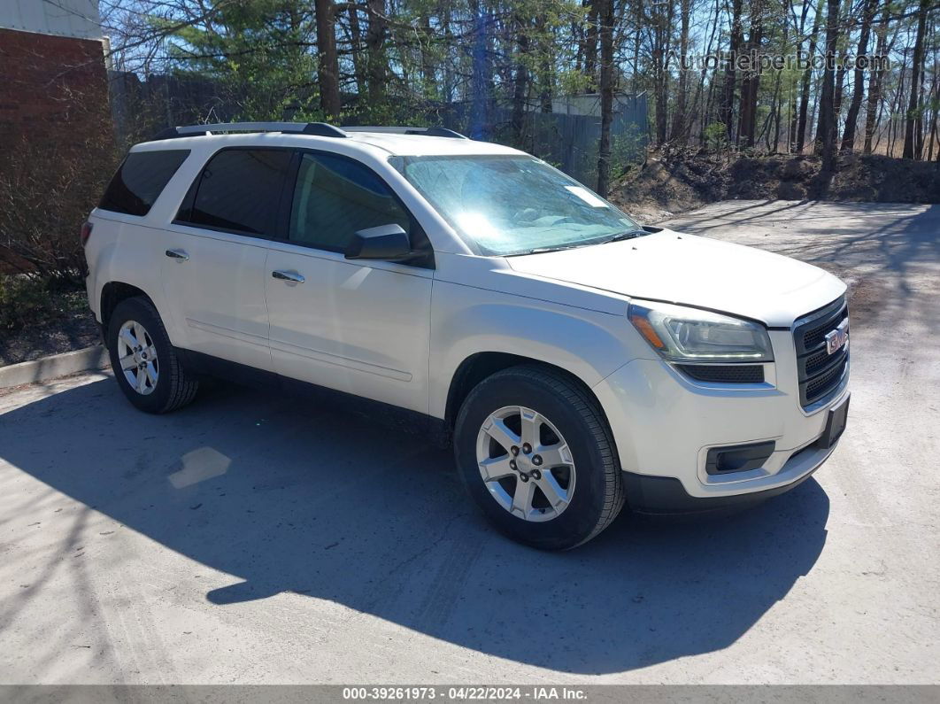 2013 Gmc Acadia Sle-2 White vin: 1GKKVPKD2DJ135746