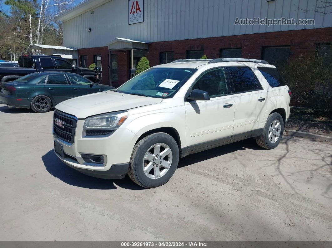 2013 Gmc Acadia Sle-2 White vin: 1GKKVPKD2DJ135746