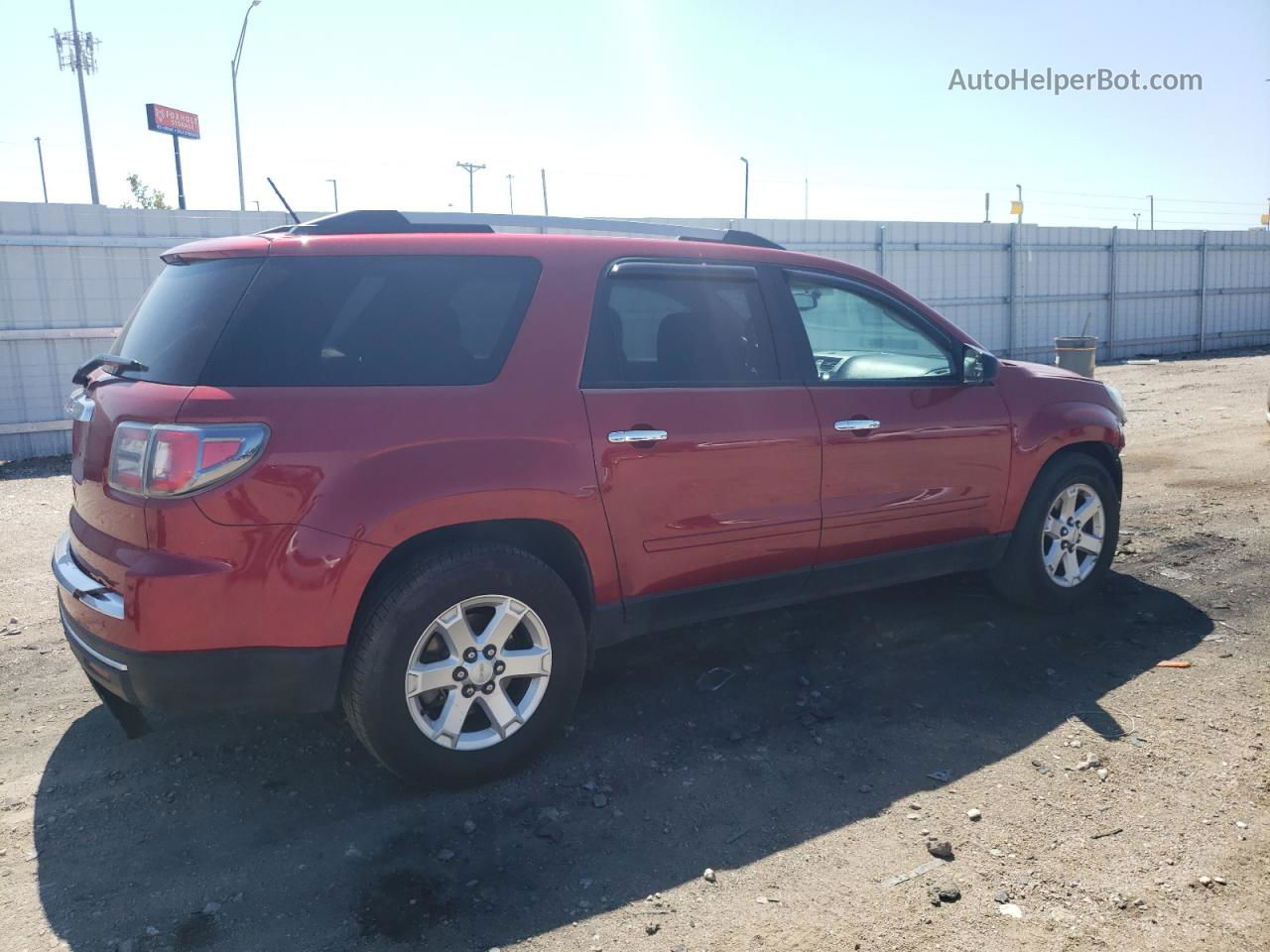 2014 Gmc Acadia Sle Red vin: 1GKKVPKD2EJ173530