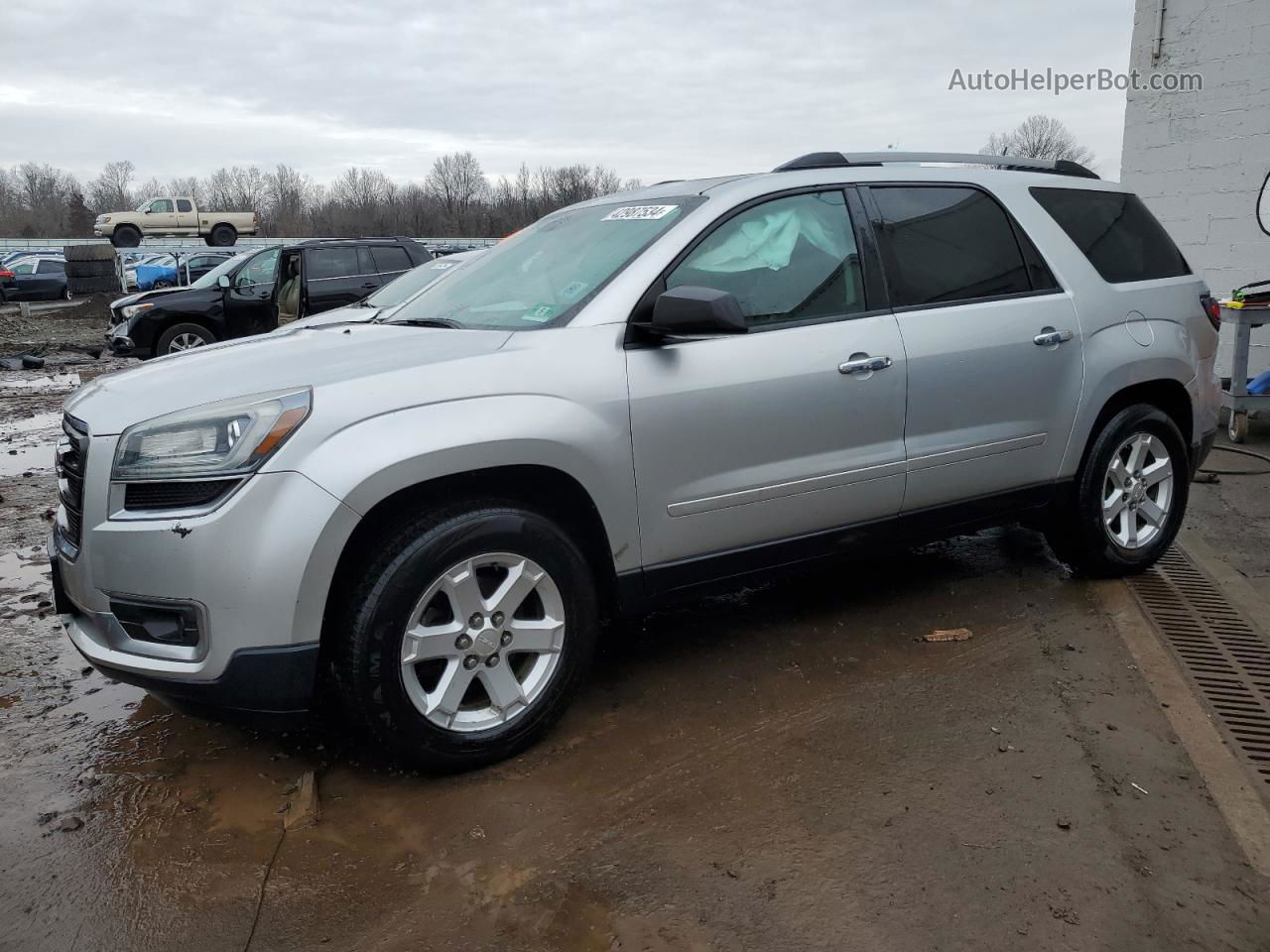 2014 Gmc Acadia Sle Silver vin: 1GKKVPKD2EJ232057