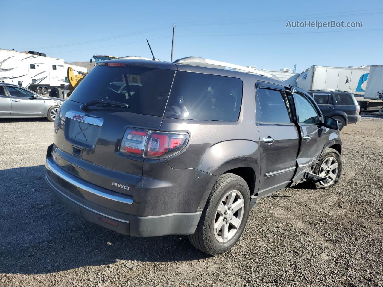 2013 Gmc Acadia Sle Gray vin: 1GKKVPKD3DJ243292