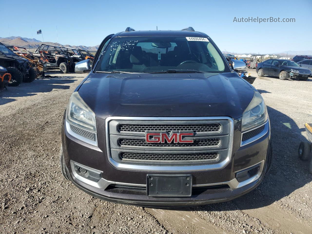 2013 Gmc Acadia Sle Gray vin: 1GKKVPKD3DJ243292