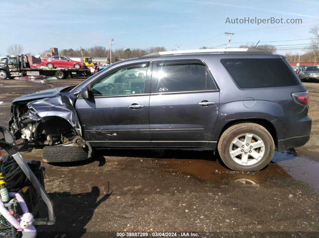 2014 Gmc Acadia Sle-2 Dark Blue vin: 1GKKVPKD3EJ149155