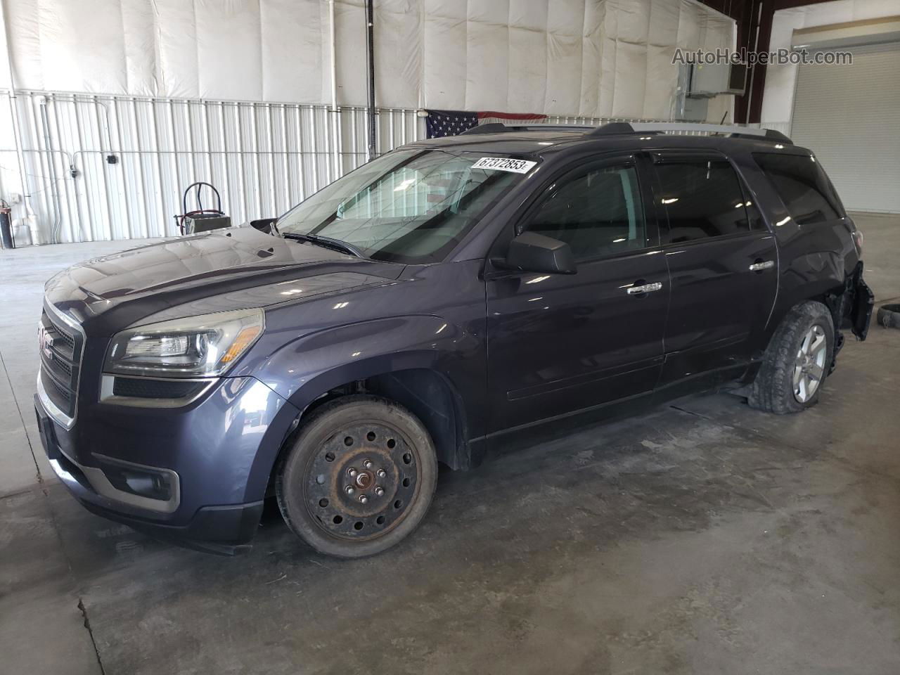 2014 Gmc Acadia Sle Blue vin: 1GKKVPKD3EJ269697