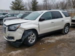 2014 Gmc Acadia Sle White vin: 1GKKVPKD4EJ340714