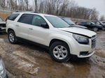 2014 Gmc Acadia Sle White vin: 1GKKVPKD4EJ340714