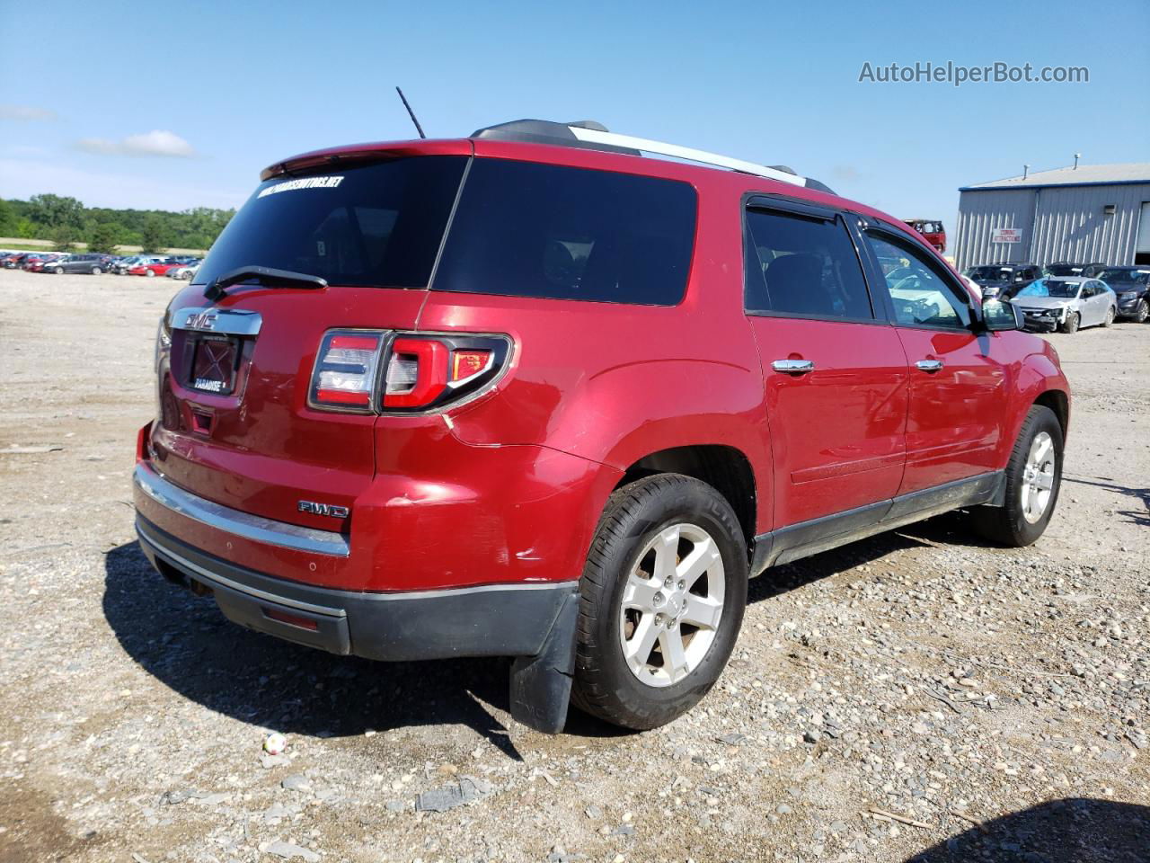 2014 Gmc Acadia Sle Red vin: 1GKKVPKD5EJ245594